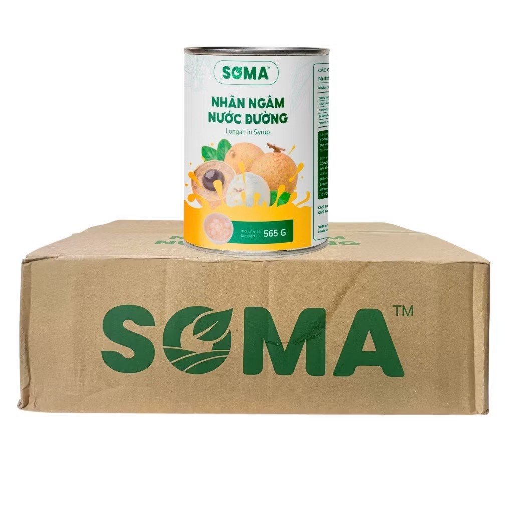 Nhãn ngâm Soma - LON 565G