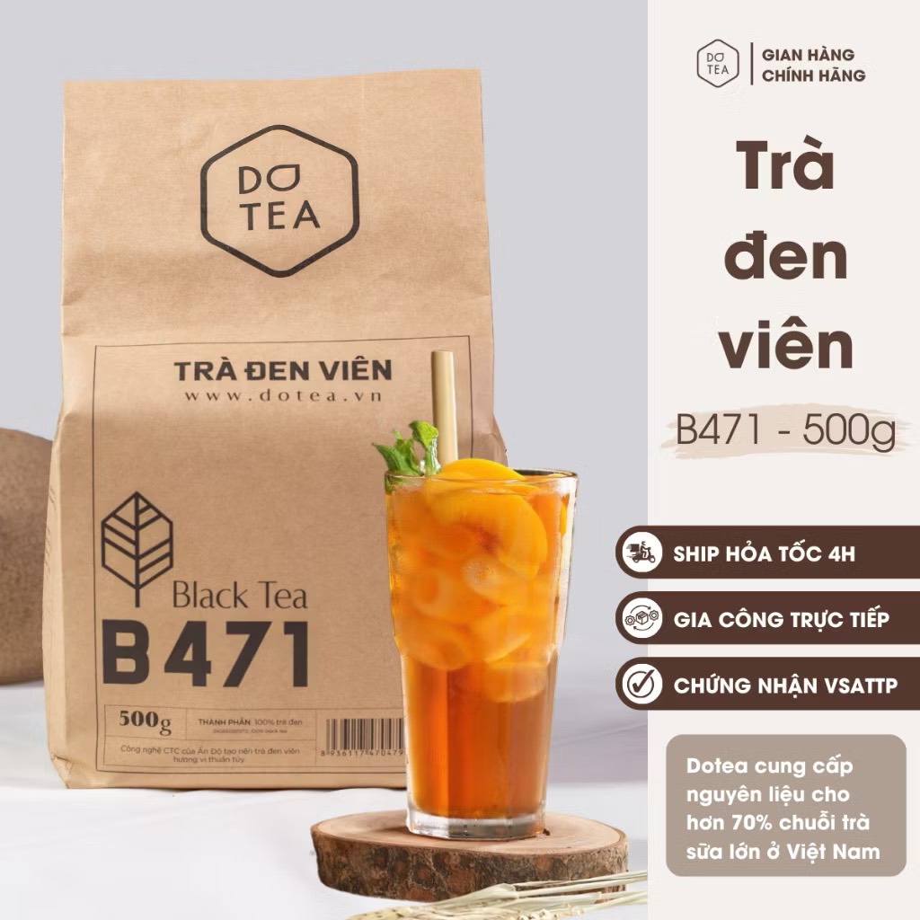 Trà đen viên Dotea B471 túi 500g
