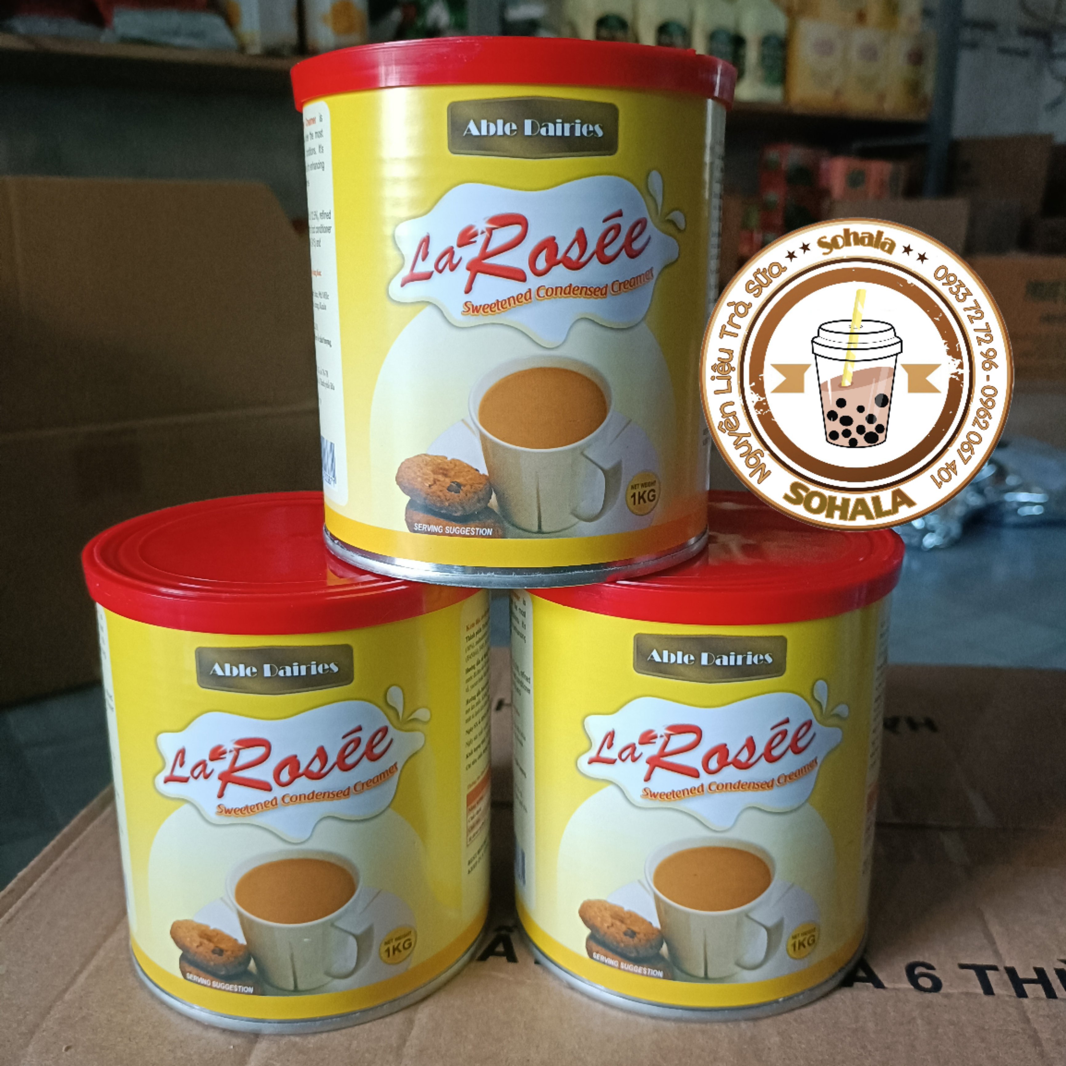 Sữa đặc Larose KHÔNG KHOEN hộp 1kg