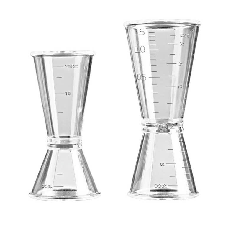 Jigger nhựa - Ly đong 2 đầu chia vạch 10/20ml