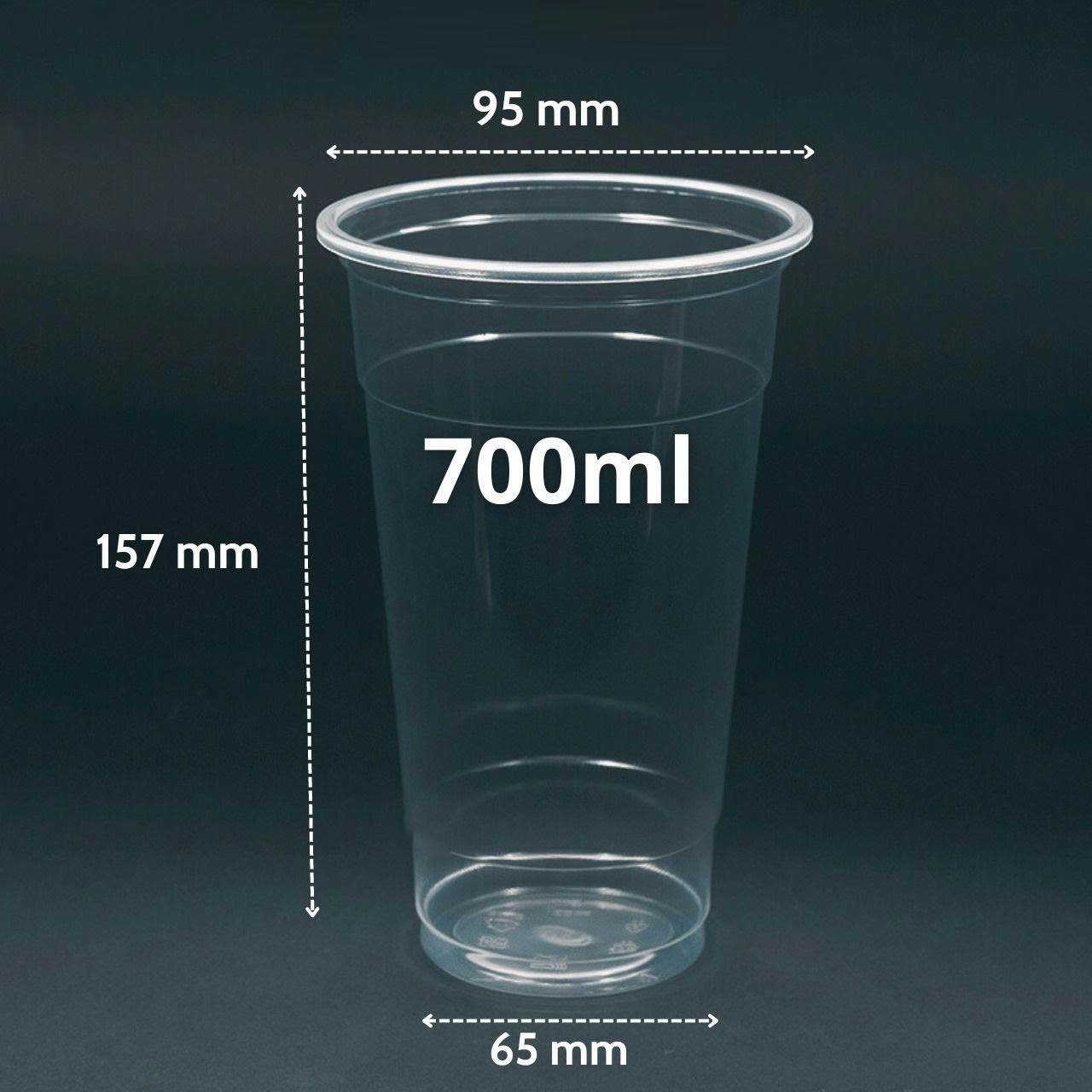Ly nhựa lốc 50 cái - 700ML