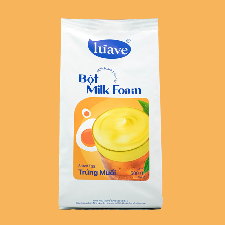 Bột Milk foam Luave gói 500g - TRỨNG MUỐI