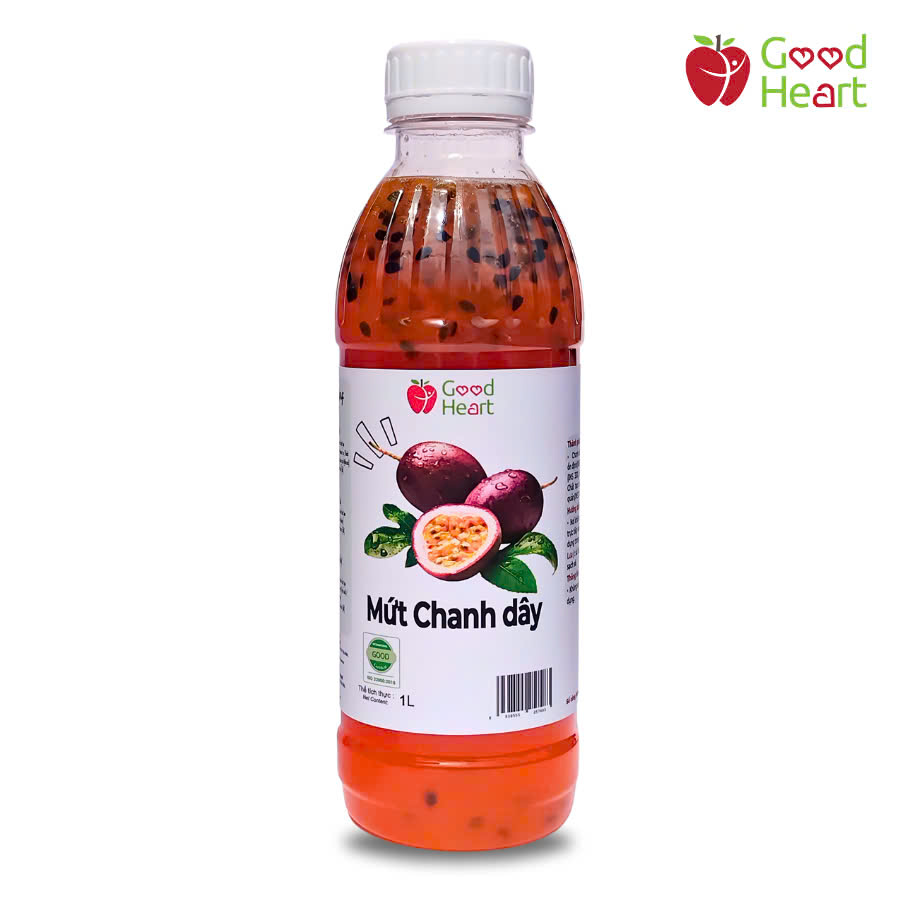 Mứt Chanh Dây Good Heart chai 1 Lít