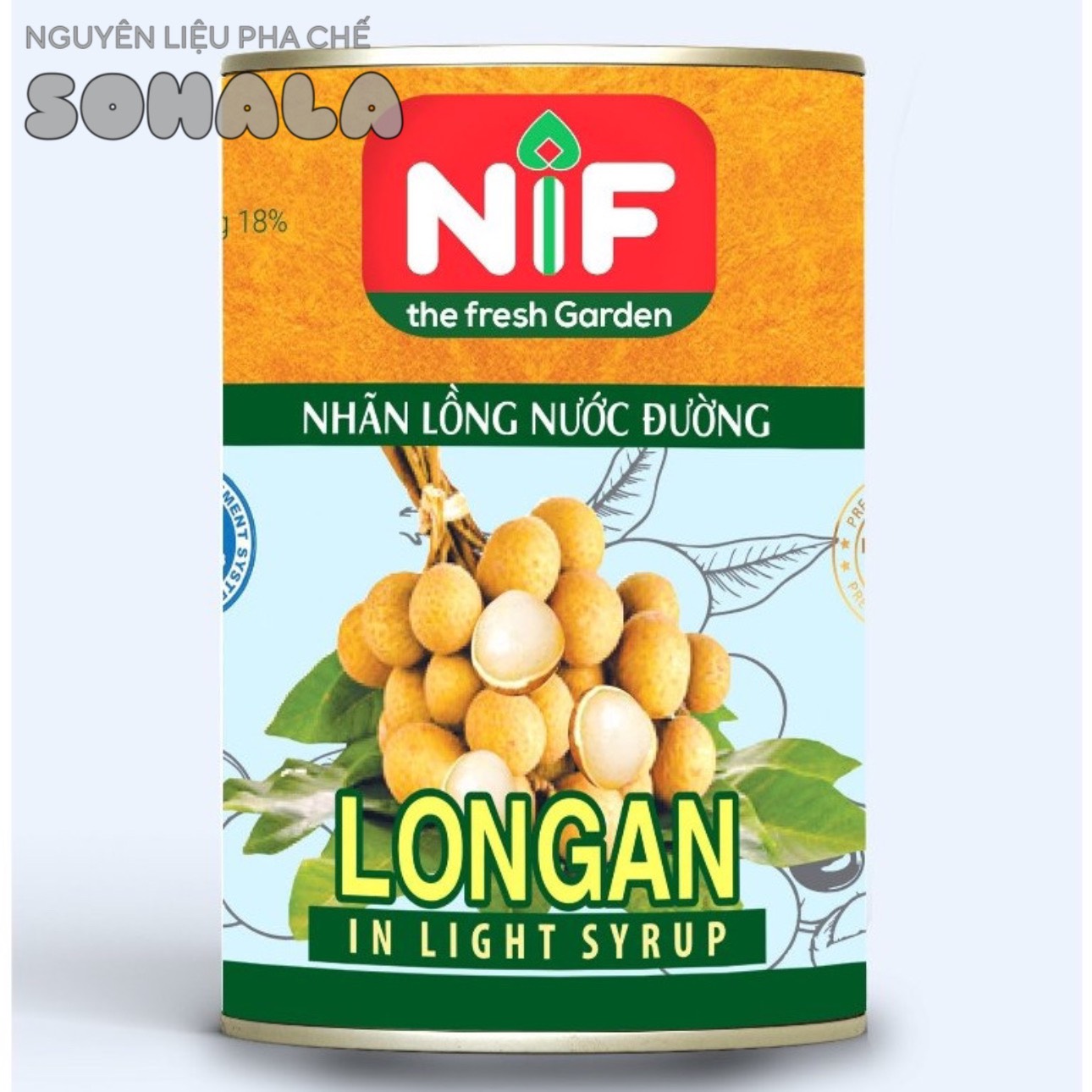 Nhãn ngâm nước đường TIM lon 560g