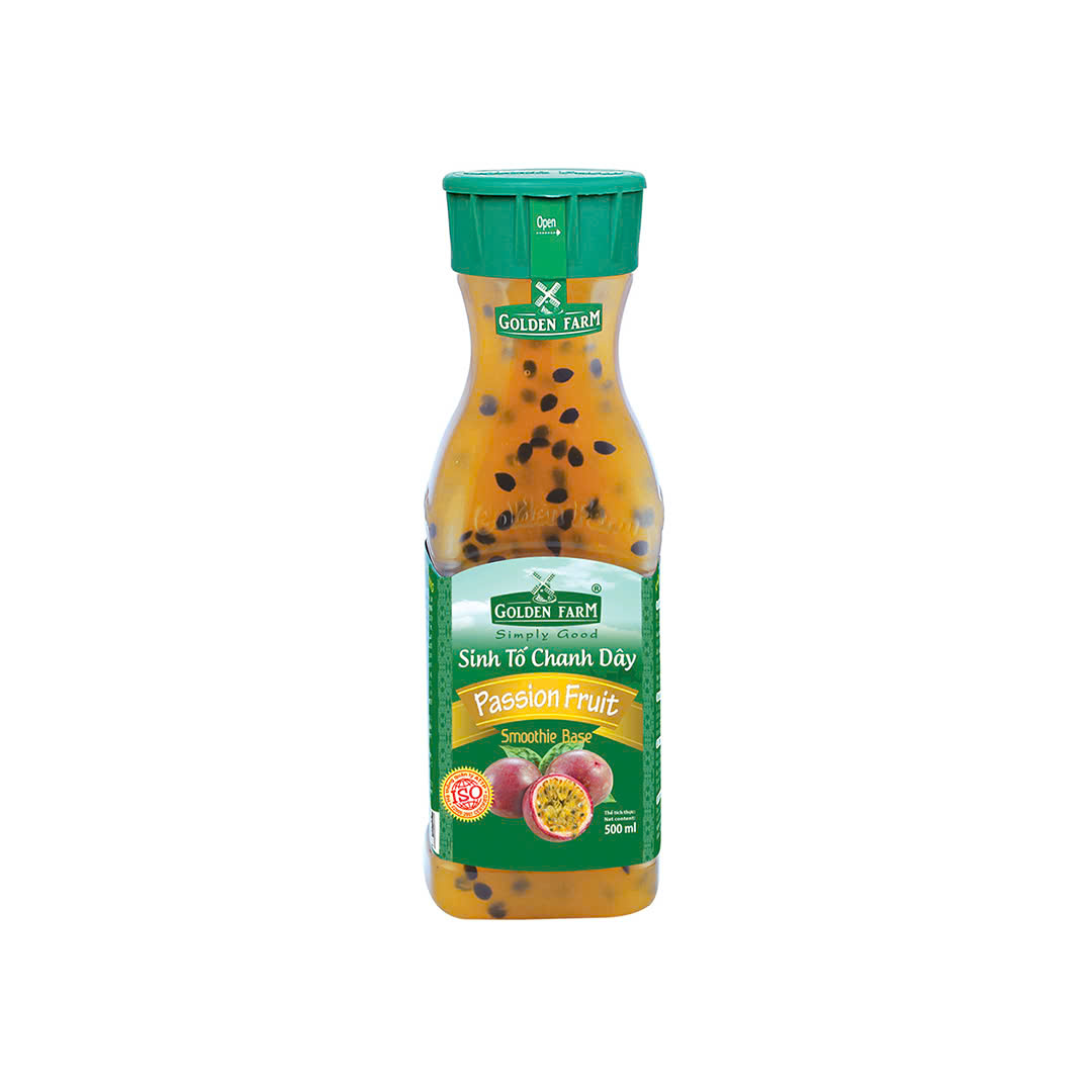 Sinh tố Golden Farm Chanh Dây chai 500ml