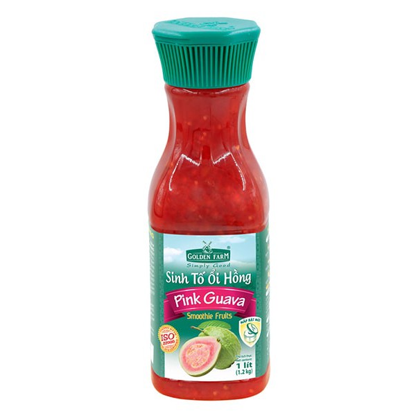 Sinh tố Golden Farm ỔI HỒNG 1 Lít