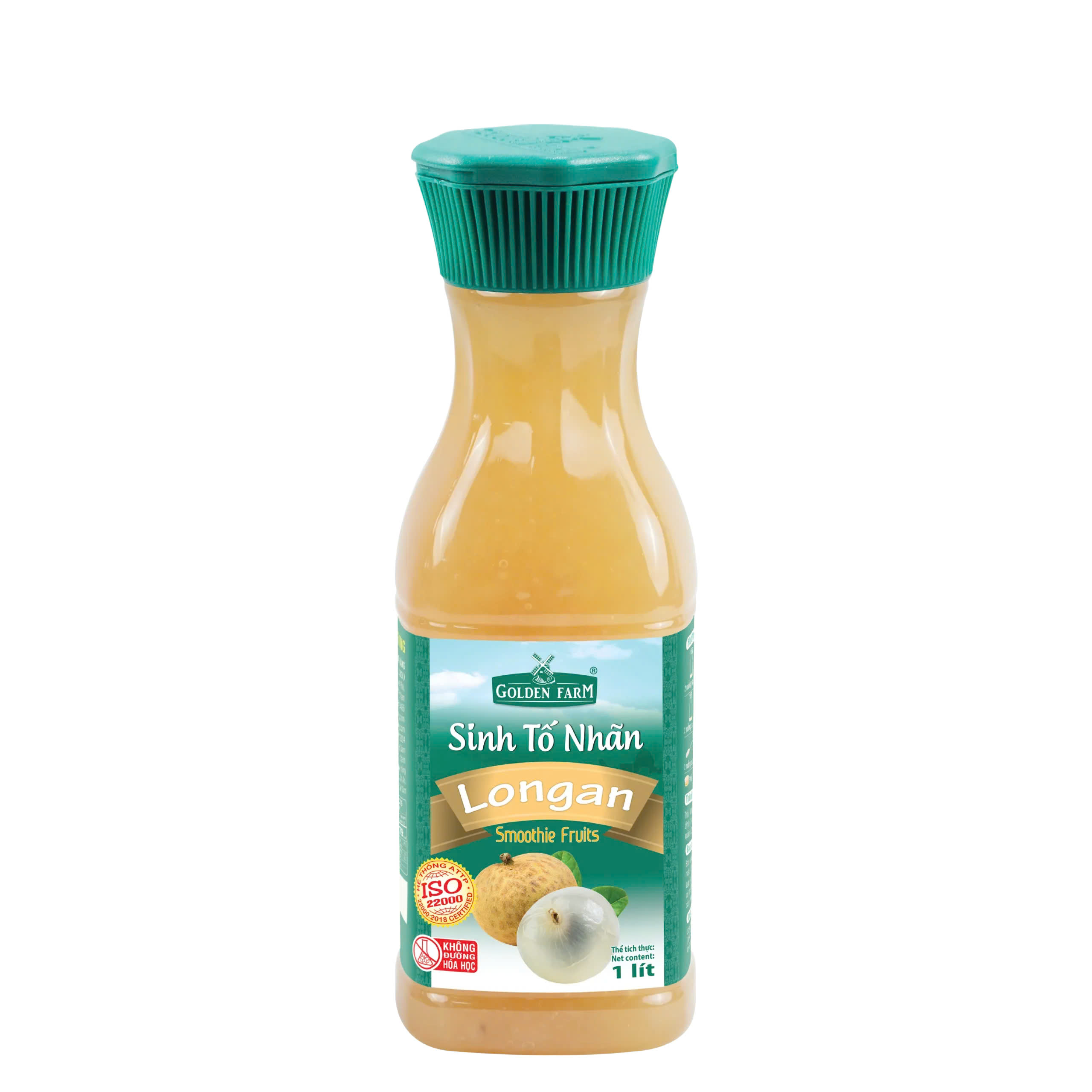 Sinh tố Golden Farm Nhãn 1 Lít