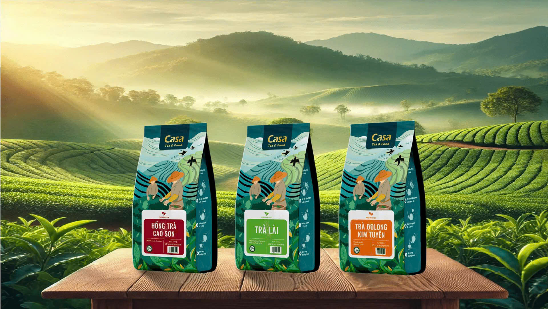 Trà Olong Kim Tuyên Casa túi 600g