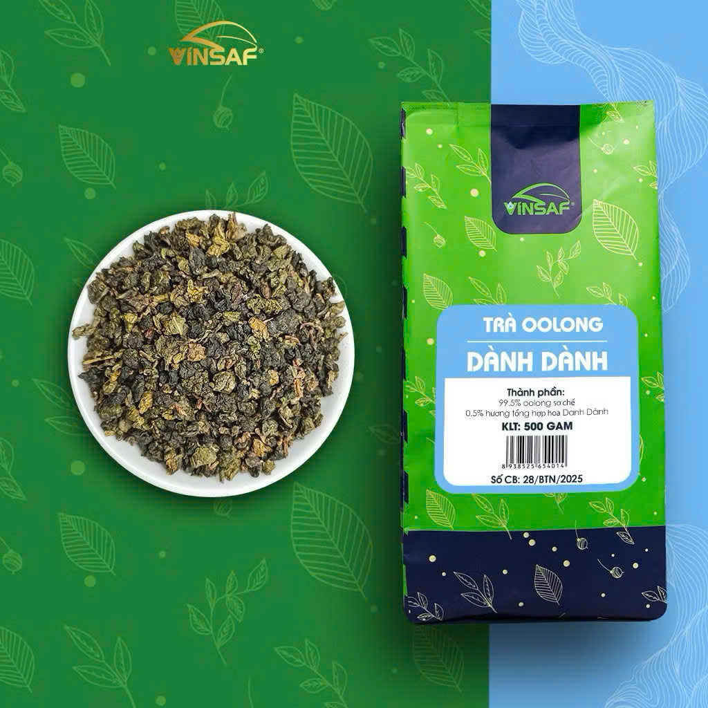 Trà Olong Dành Dành VINSAF túi 500g