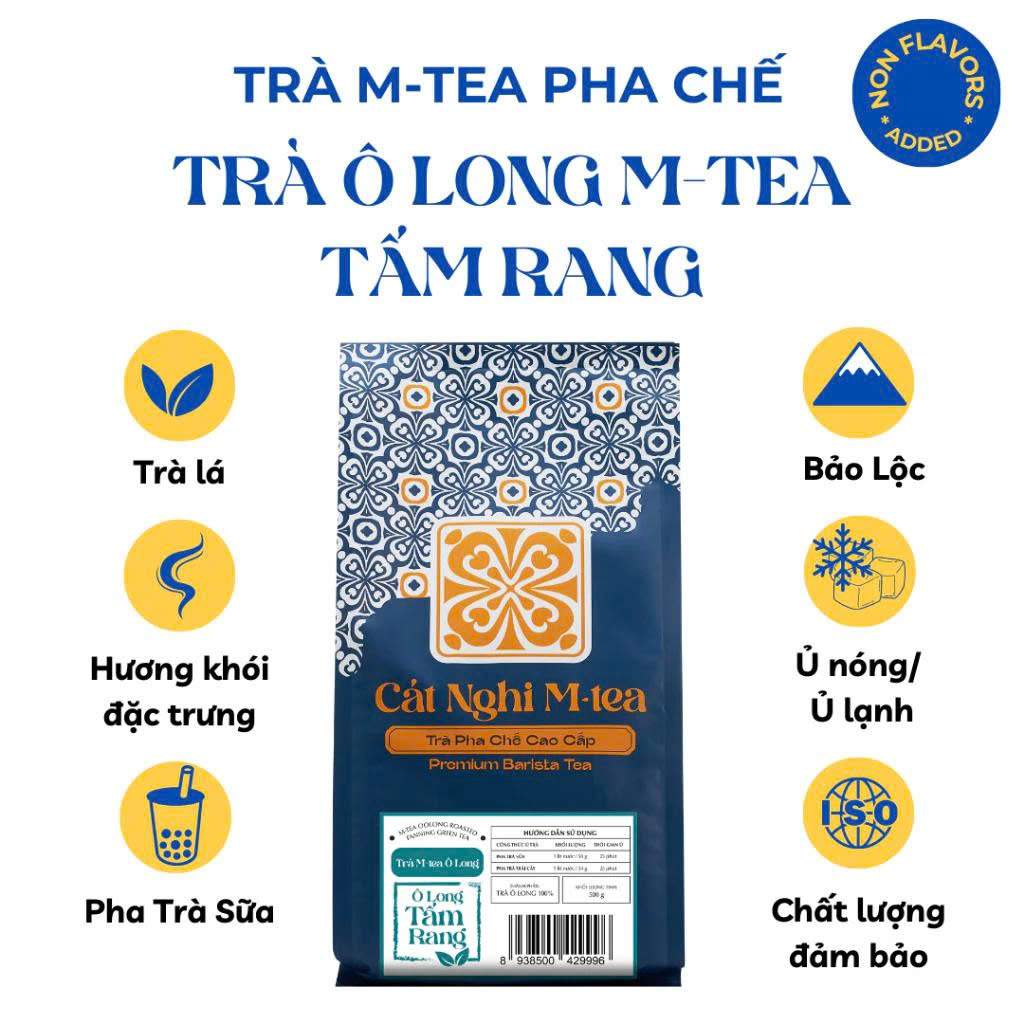 Trà Olong Tấm Rang Cát Nghi M-Tea túi500g
