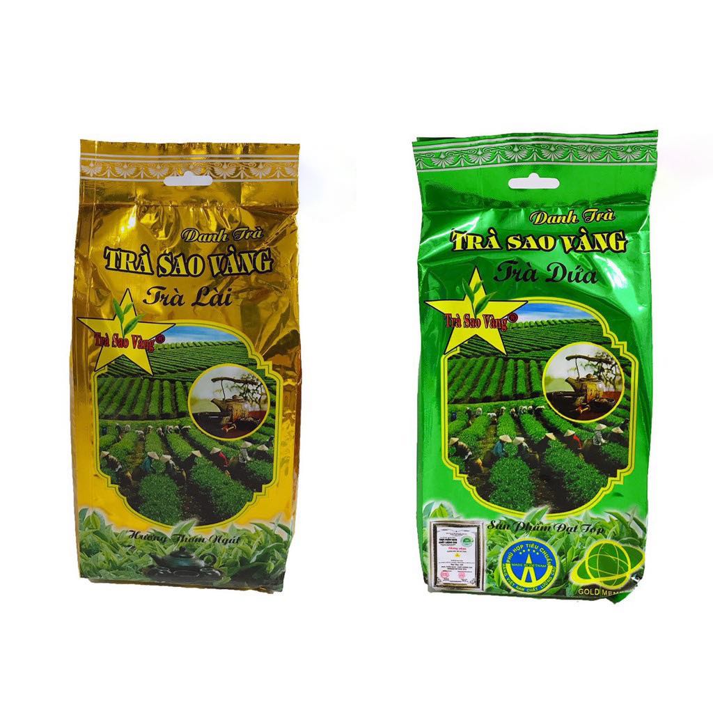 Trà đá Sao Vàng hương Sâm Dứa túi 350g