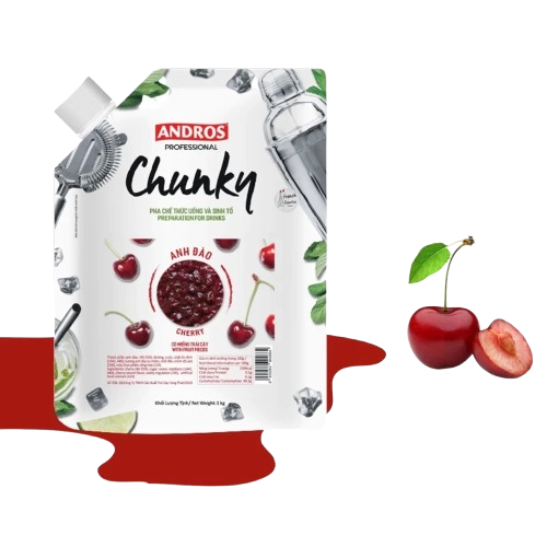 Mứt Chunky túi 1kg - CHERRY ANH ĐÀO