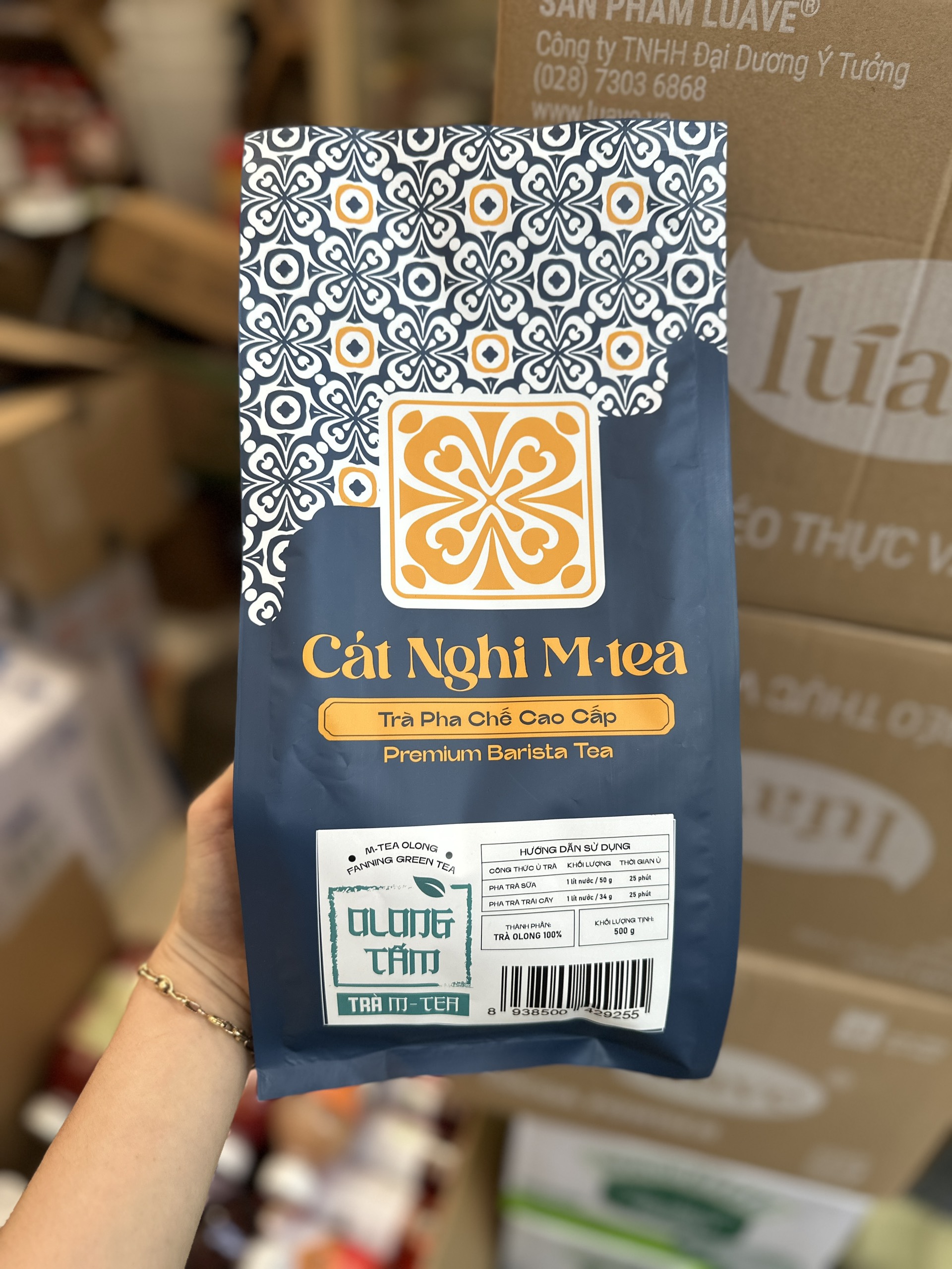 Trà Olong Tấm M-Tea Cát Nghi túi 500g