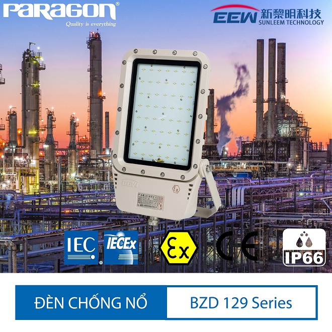 Đèn Led phòng chống nổ EEW BZD 129 Paragon