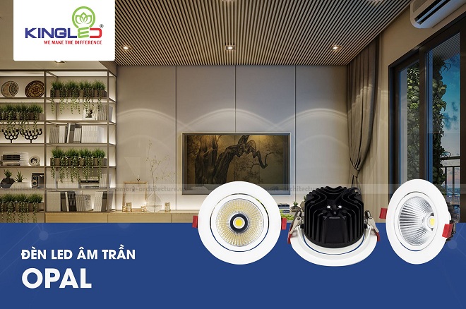 Đèn chiếu điểm Led Opal DLR-20SS-T150 Kingled 20W