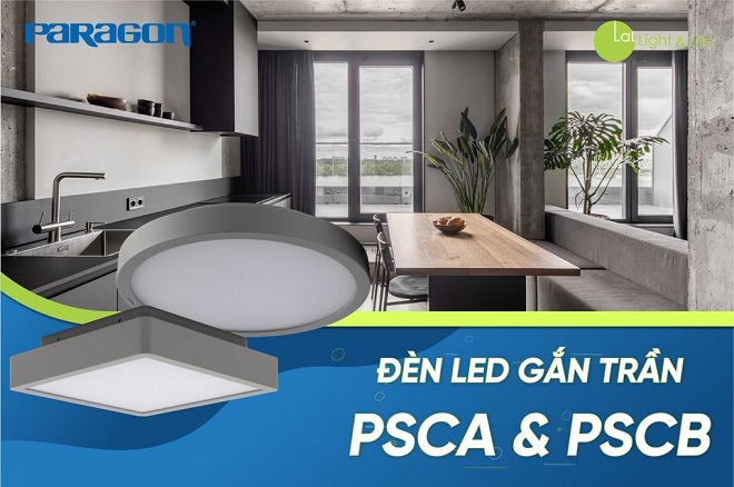 Đèn ốp trần Led PSCA/PSCB Paragon