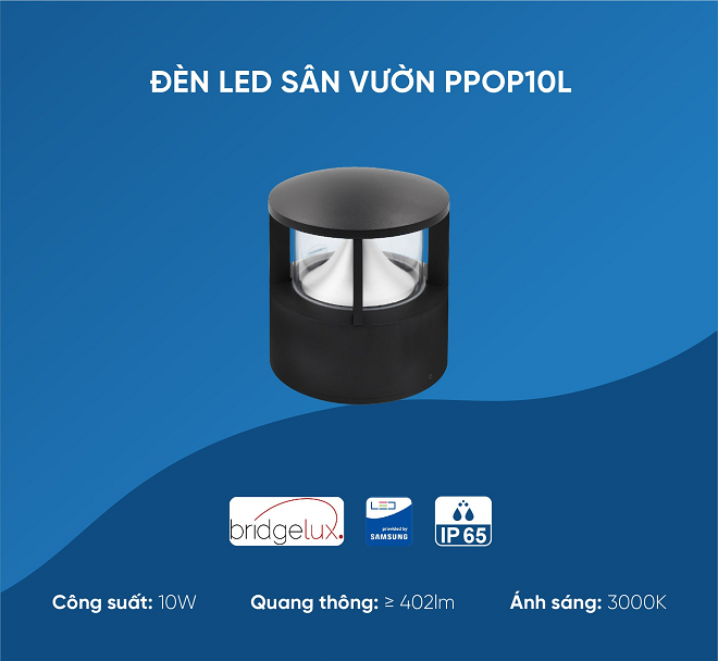 Đèn Led sân vườn PPOP10L Paragon 10W