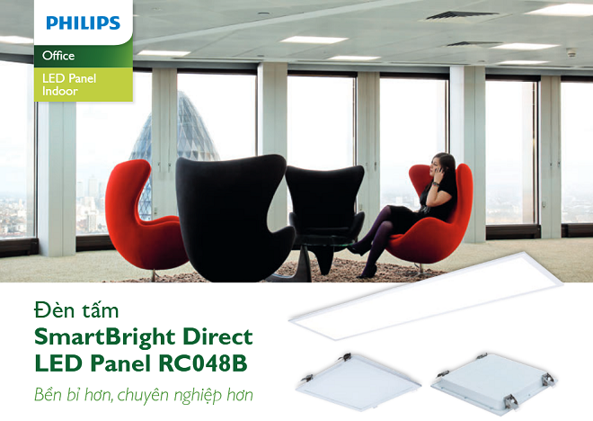 Đèn panel Led SmartBright Direct RC048B Philips 36W