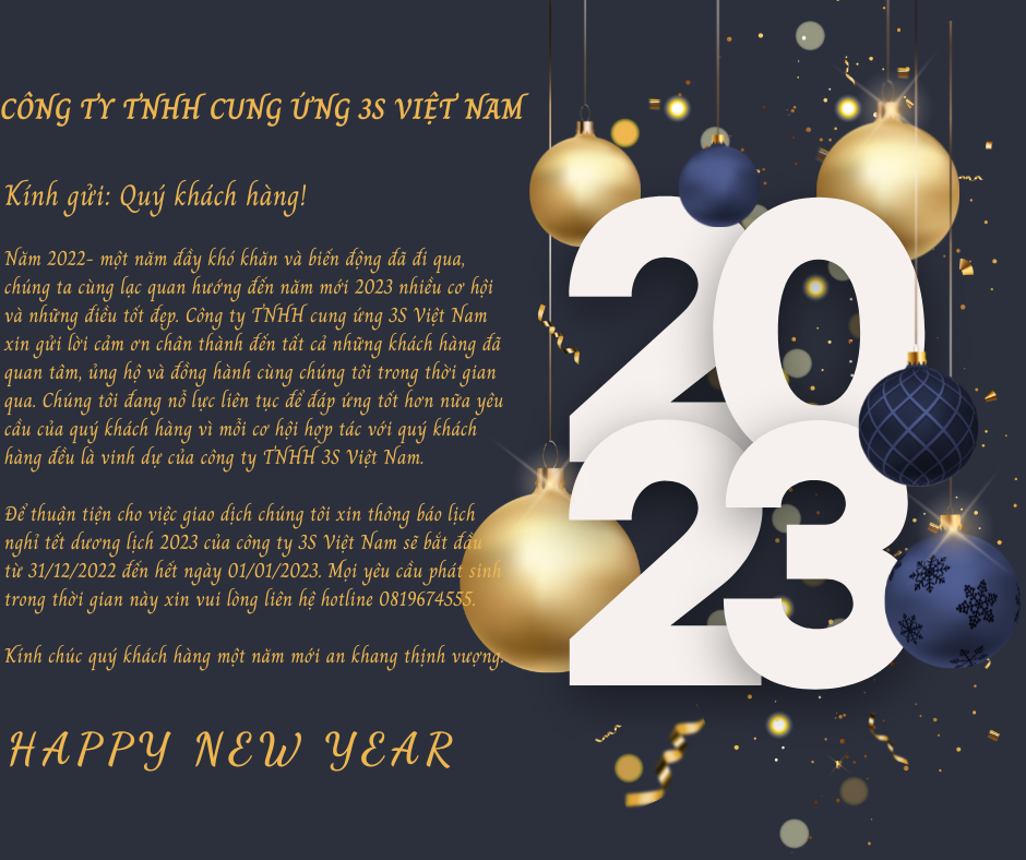 THÔNG BÁO NGHỈ TẾT DƯƠNG LỊCH