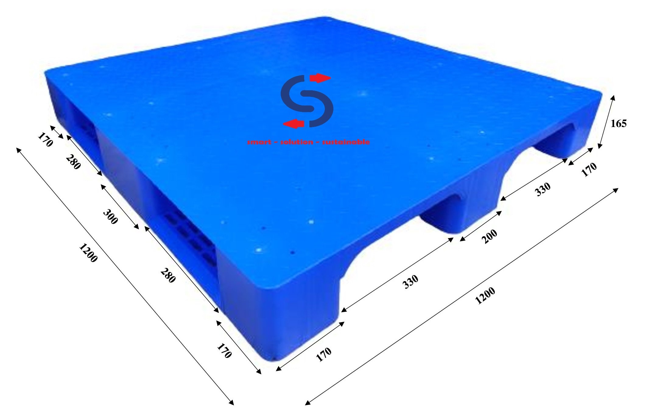 SERI SẢN PHẨM PALLET NHỰA 1200*1200