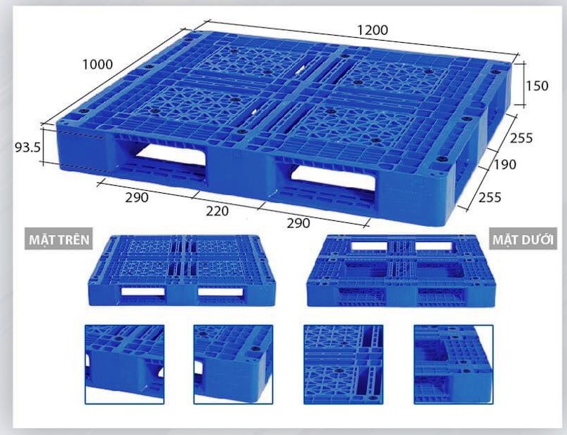 Pallet liền khối PL19