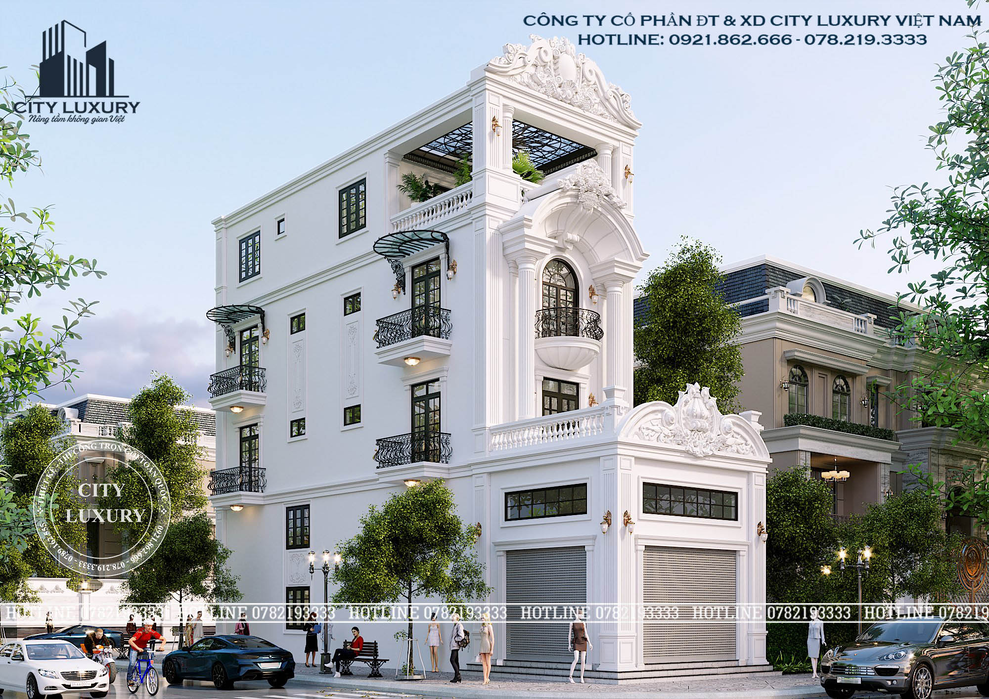 Nhà phố tân cổ điển anh Hoàn - Thủy Nguyên, Hải Phòng