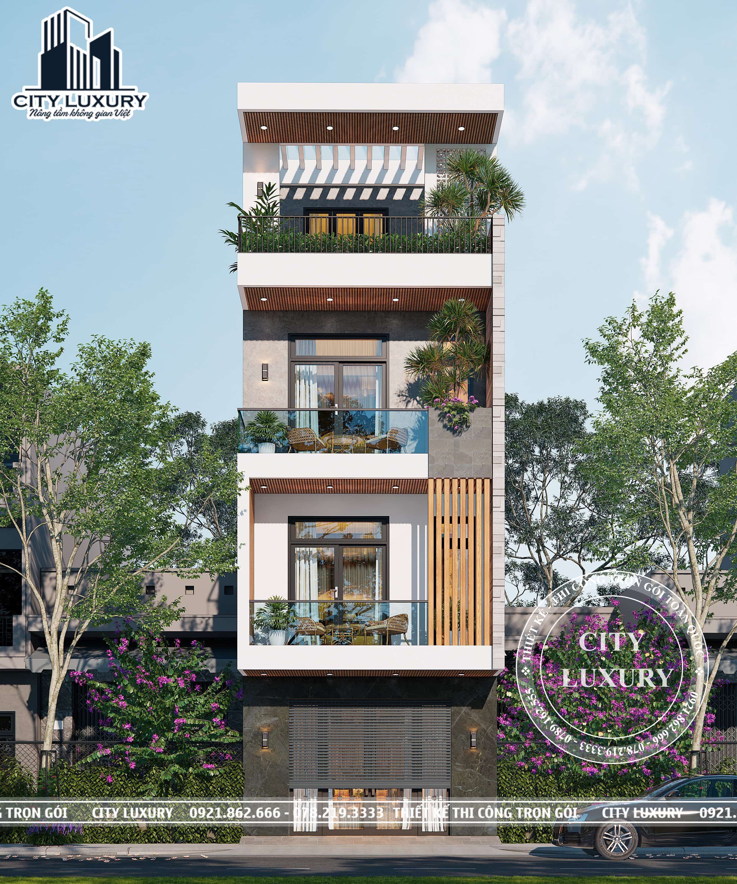 Nhà phố anh Nhẫn - Vũ Phúc, Tp Thái Bình
