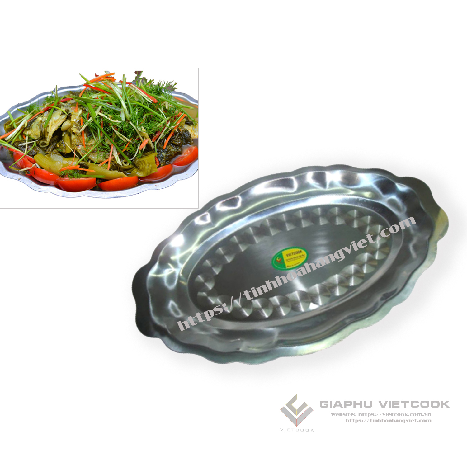 DĨA CÁ INOX VIETCOOK hàng Việt Nam chất lượng cao, giá rẻ cho mọi nhà ...