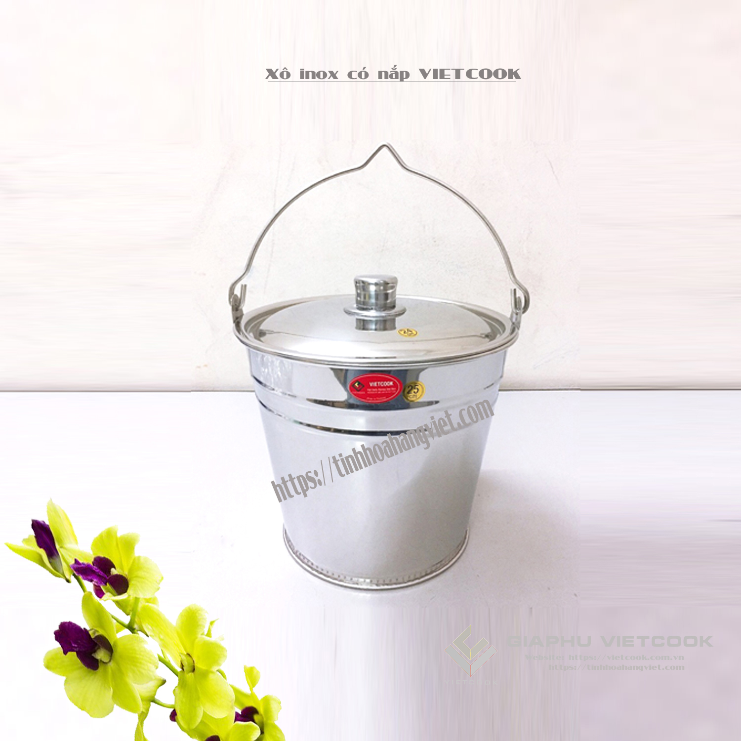 XÔ INOX 201 CÓ NẮP VIETCOOK hàng Việt Nam chất lượng cao, giá rẻ nhất ...