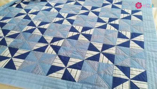 Bố cục hàng lối - nghệ thuật sắp xếp màu sắc trong quilting
