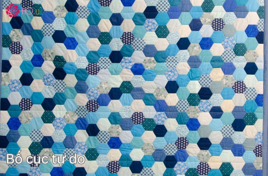 Bố cục tự do trong quilting – Khi sự ngẫu hứng trở thành nghệ thuật