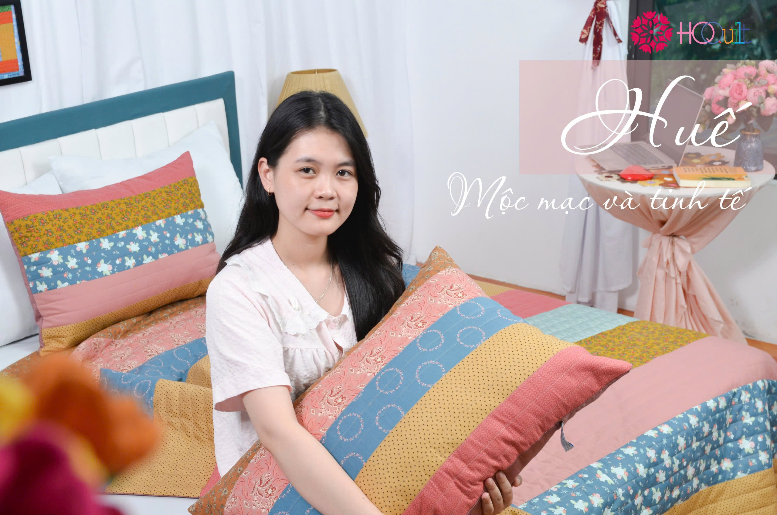 Chăn HUẾ – Bản Phối Vải Vóc Những Sắc Màu Vang Bóng Chăn HUẾ – Bản Phối Vải Vóc Những Sắc Màu Vang Bóng