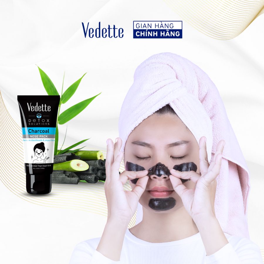 Gel Lột Mũi Than Hoạt Tính Vedette 50ml