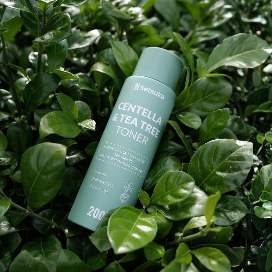 Toner Rau má & Tràm trà Setsuka Dưỡng Ẩm, Làm Dịu Da dầu mụn, se khít lỗ chân lông 200ml
