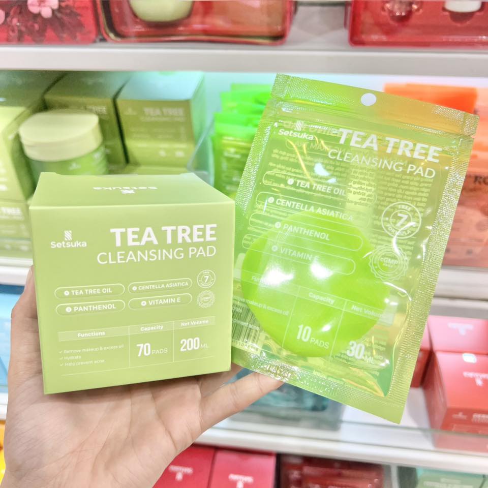 [HÀNG TẶNG KHÔNG BÁN] Gói mini Toner Pad & Cleansing Pad Setsuka dưỡng ẩm, làm sạch, tẩy trang 10 miếng/gói