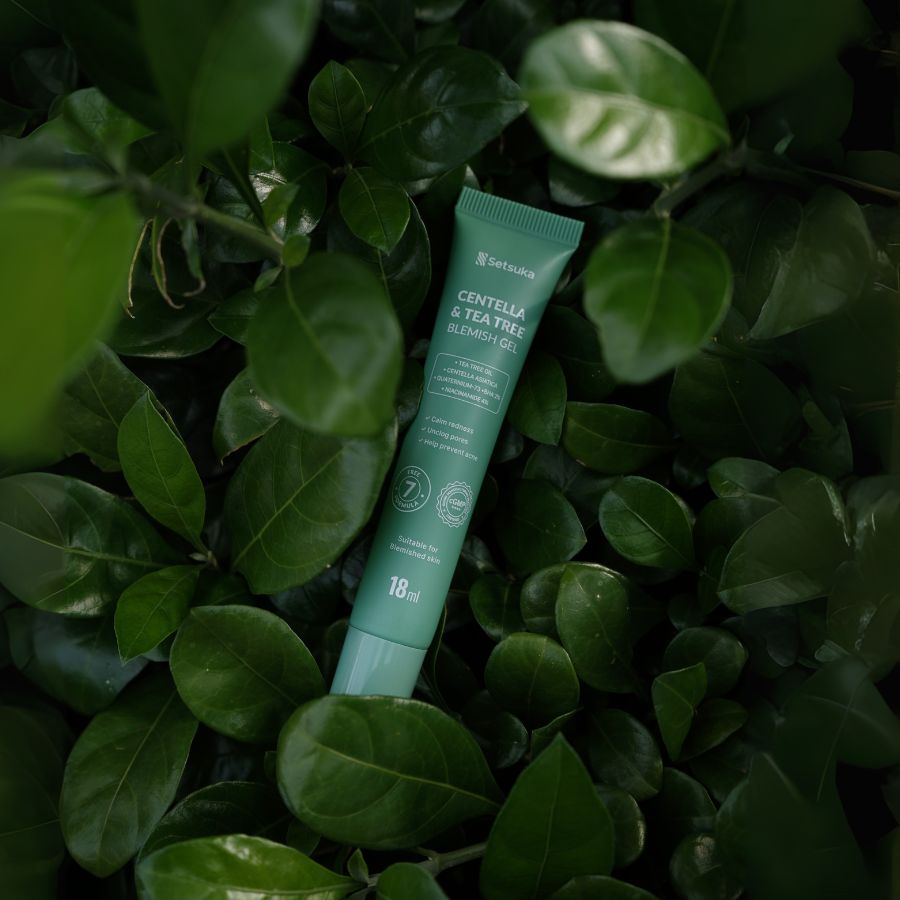 Gel Chấm Mụn Rau má & Tràm trà Setsuka Giảm Sưng Đỏ ngăn ngừa mụn, se khít lỗ chân lông 18ml