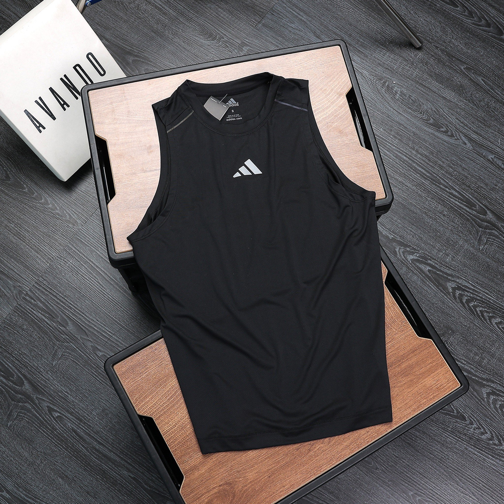 Black adidas Mens XCity Vest  Get The Label