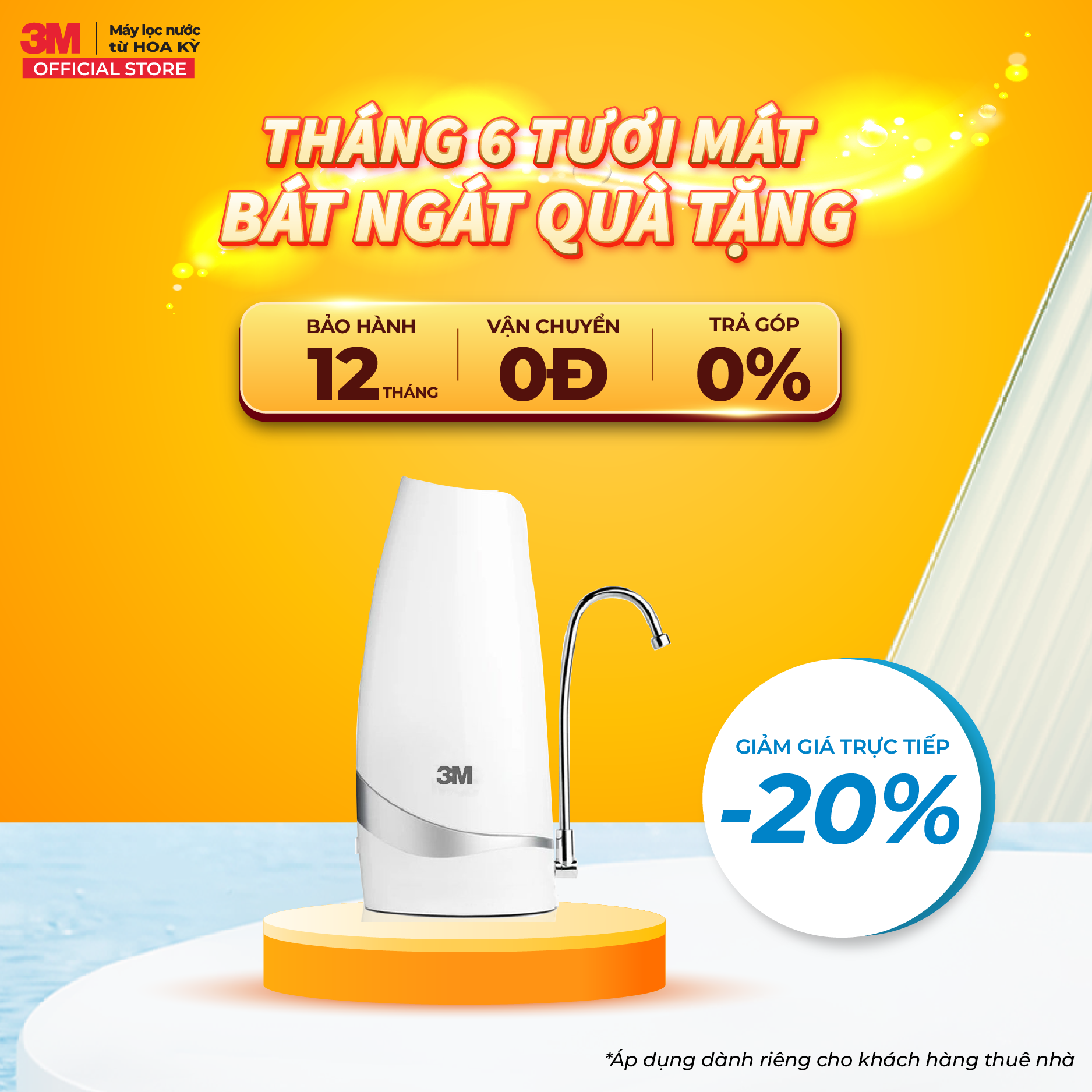 Chương trình khuyến mãi máy lọc nước 3M CTM-02