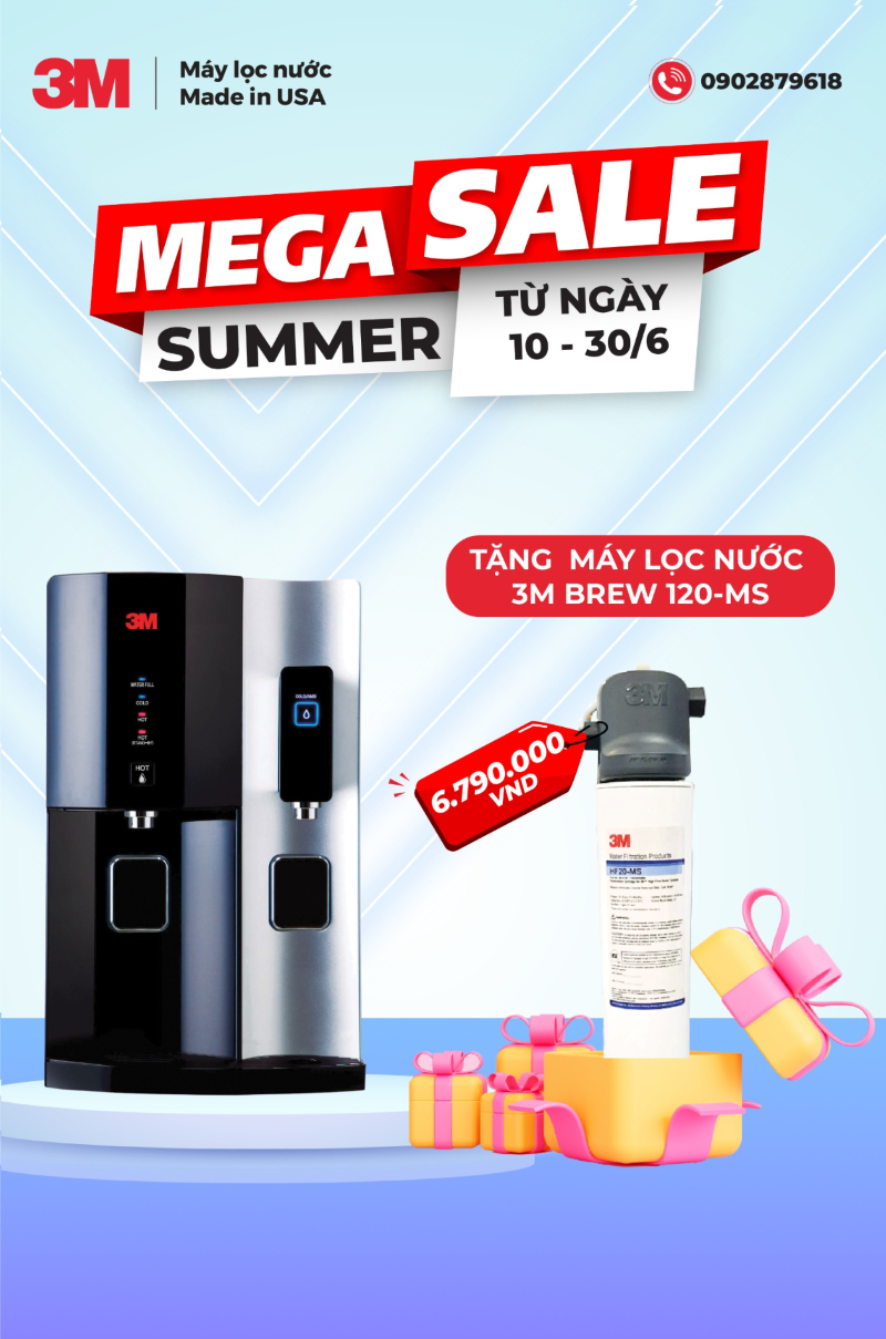 Máy lọc nước nóng /lạnh để bàn 3M HCD-2 