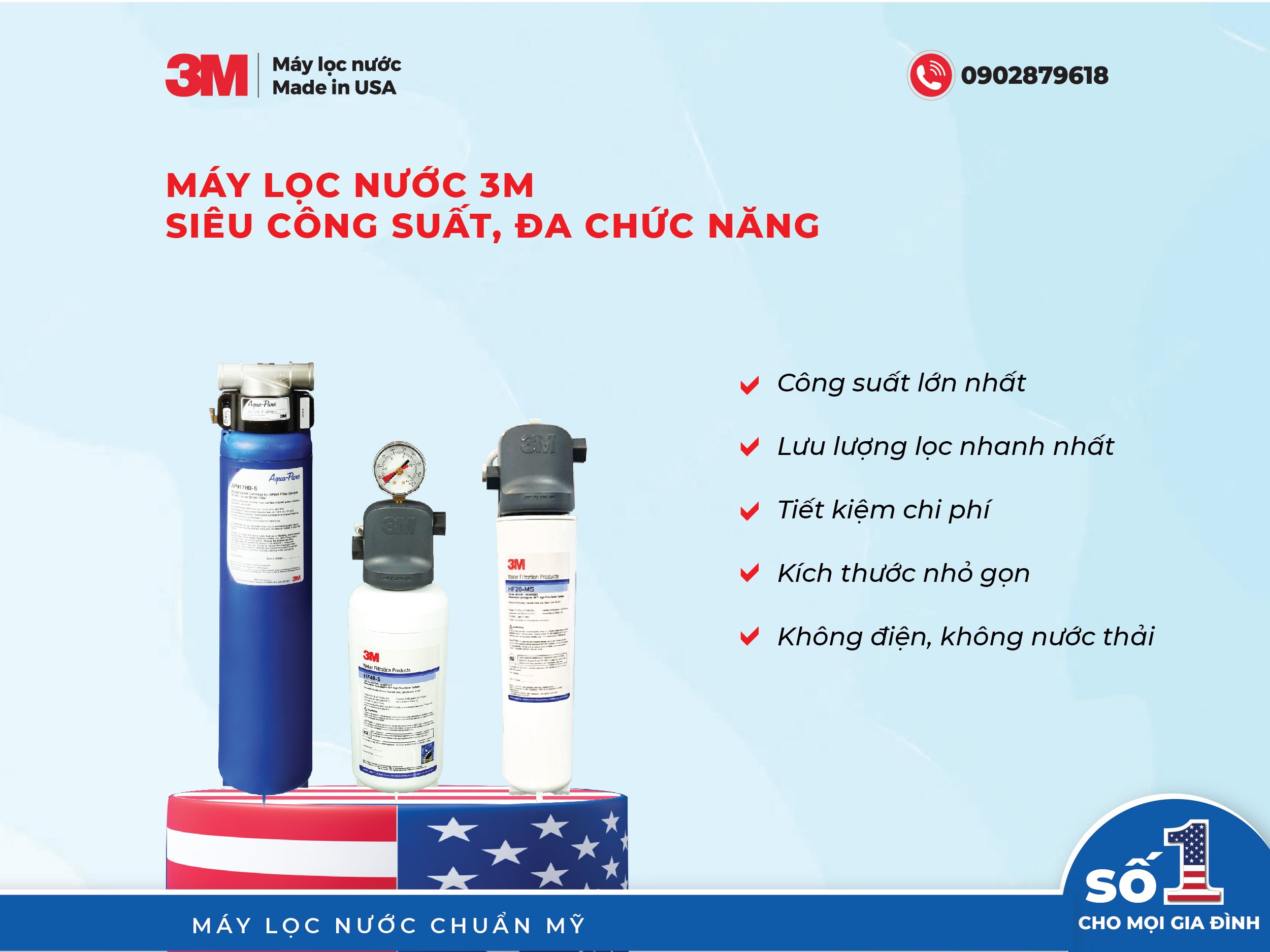 Máy lọc nước 3M tốt nhất cho gia đình