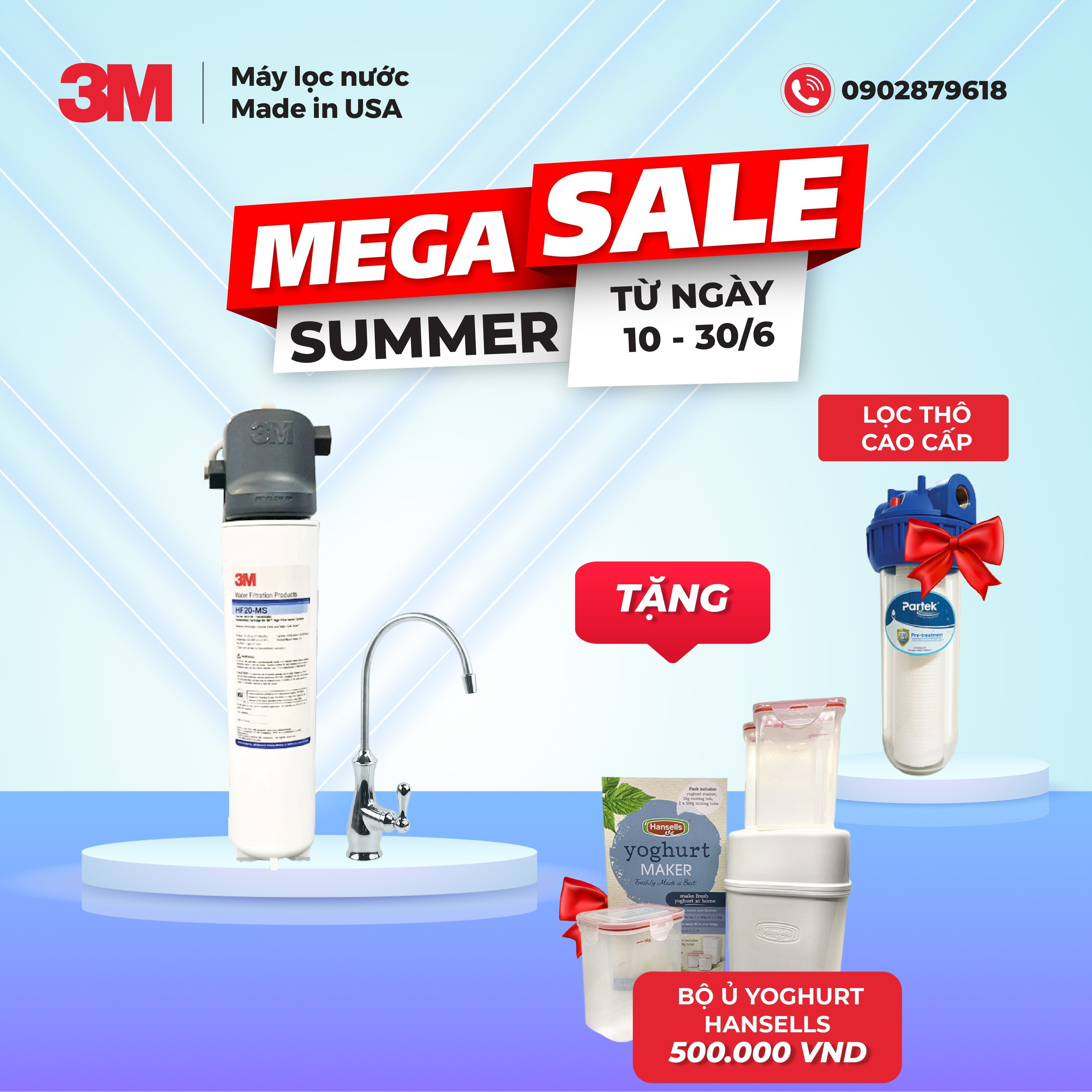 Máy Lọc Nước Lắp Dưới Bồn Rửa 3M BREW 120-MS Kèm Vòi 3M