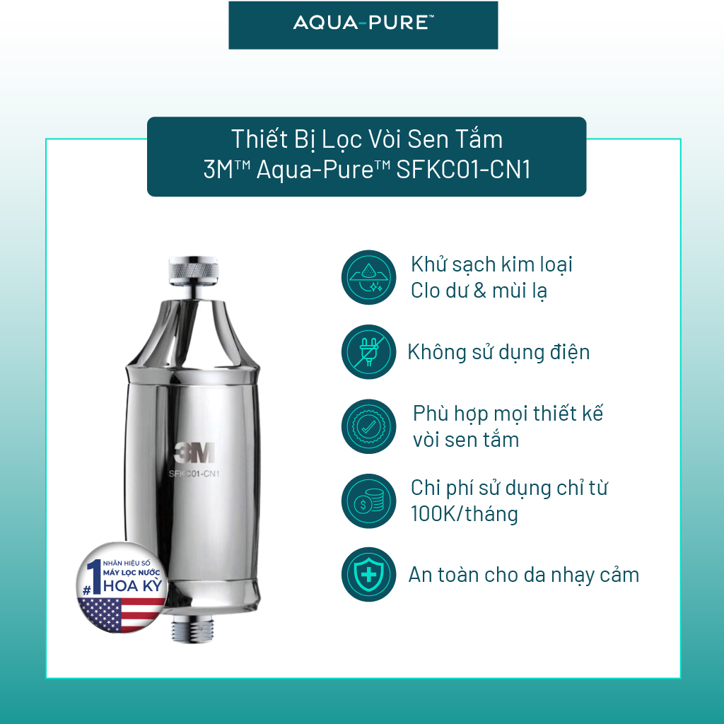Lọc Sen Tắm 3M SFKC01-CN1