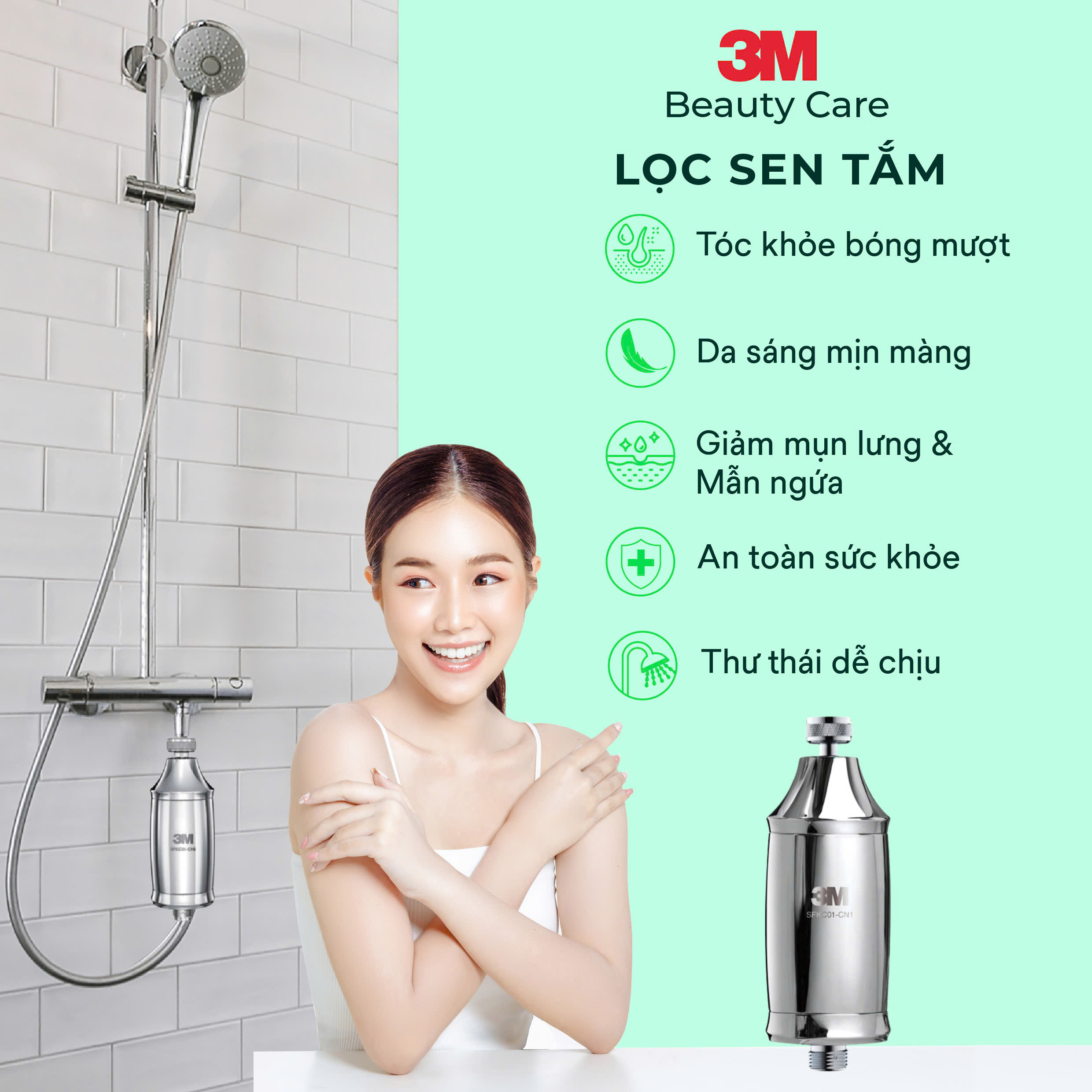 Lõi Lọc Sen Tắm 3M SFKC01-CN1