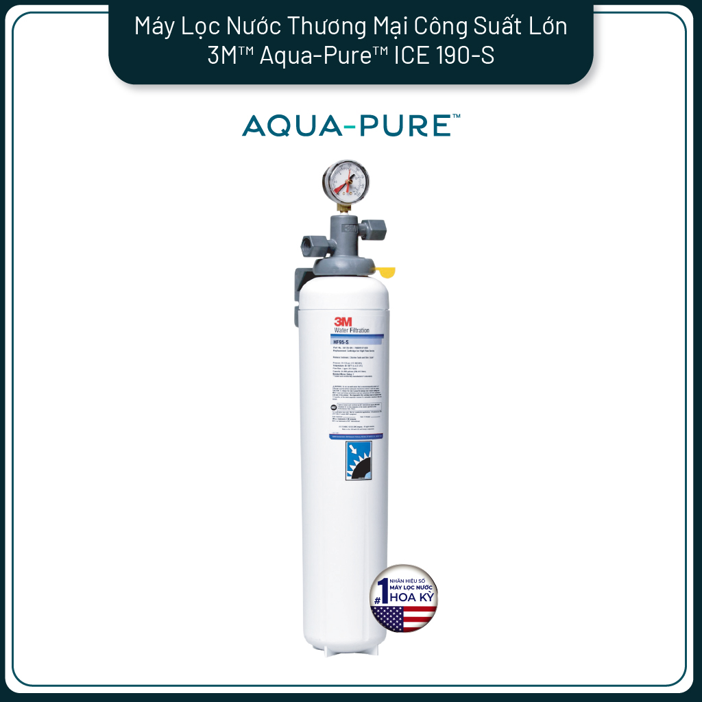 Máy Lọc Nước Công Suất Lớn Dành Cho Thương Mại 3M ICE190-S