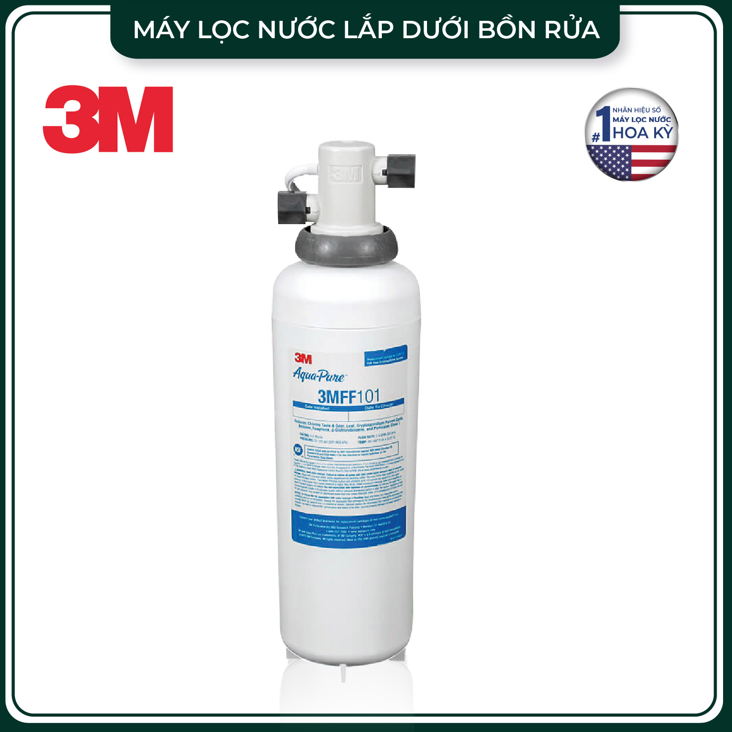Máy Lọc Nước 3M FF100 Không Kèm Vòi