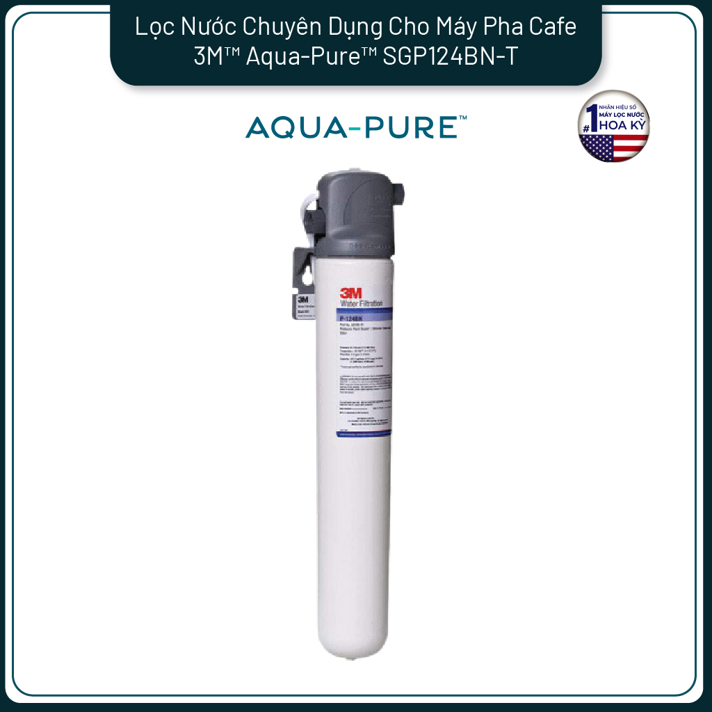 Máy Lọc Nước Chuyên Dụng Cho Máy Pha Cà Phê 3M SGP124BN-T