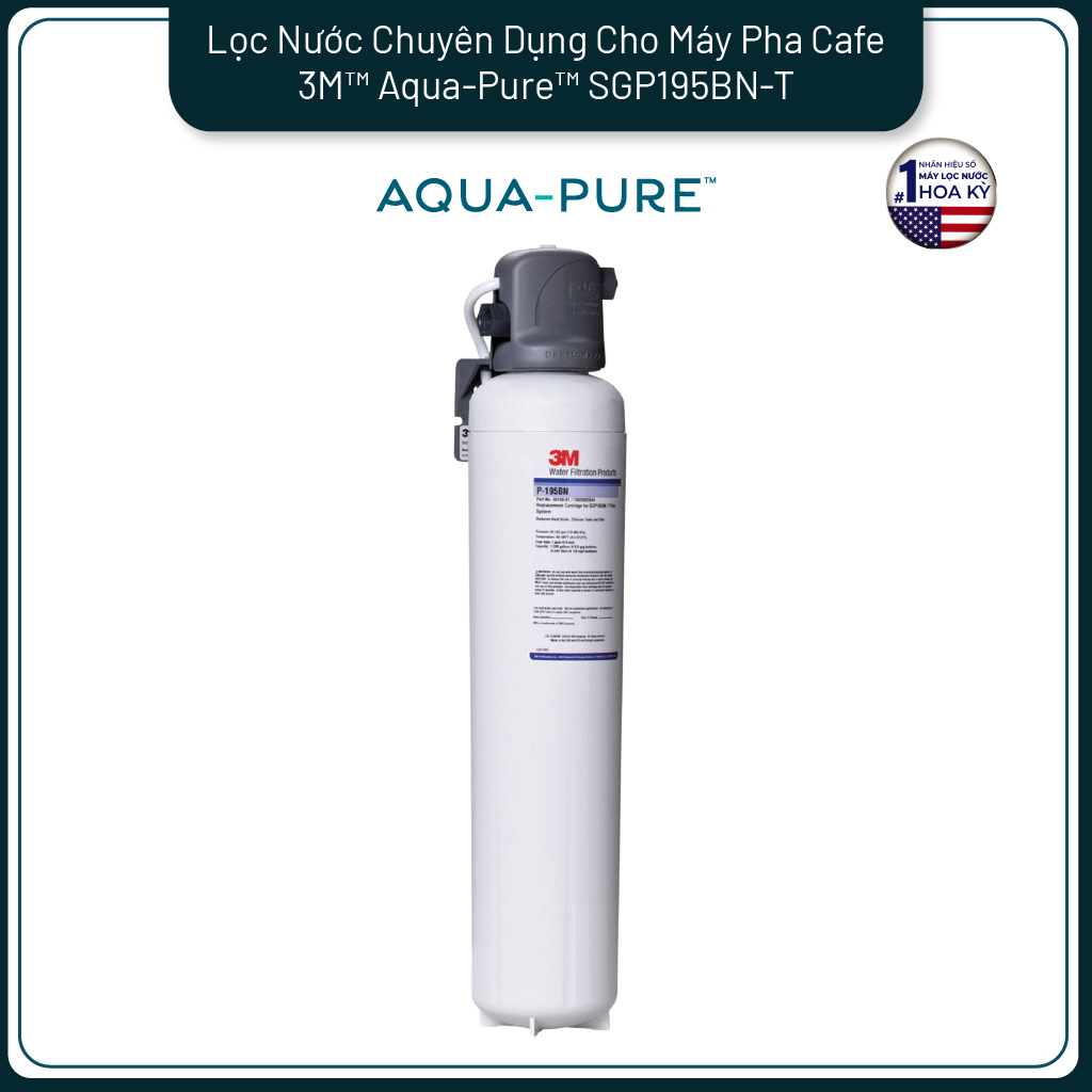 Máy Lọc Nước Chuyên Dụng Cho Máy Pha Cà Phê 3M SGP195BN-T