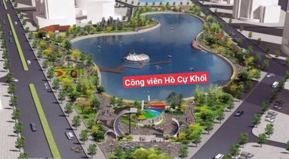 Bán đất đấu giá Cự Khối, gần hồ Cự Khối, DT 65m2, MT 5m, đường vỉa hè rộng 10m, SĐCC