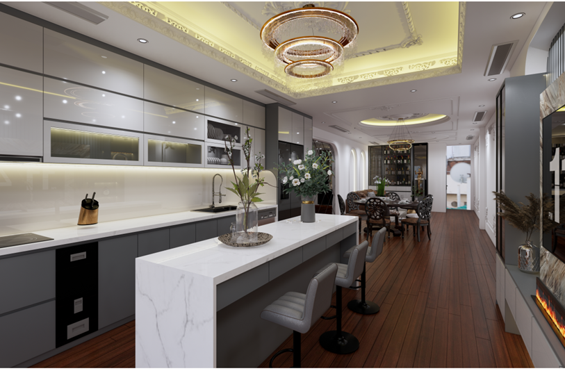 Bán nhà mặt phố Hoa Lâm, Việt Hưng, 7 tầng, DT 100m2, MT 4m, 4PN, tiện kinh doanh