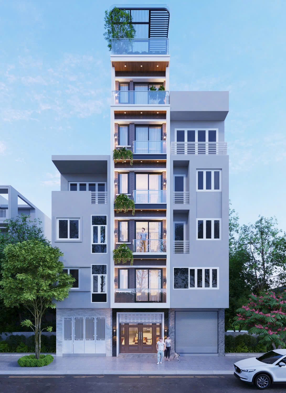 Bán nhà phân lô Ngõ 63 Cổ Linh, Thạch Bàn, 7 tầng, DT 45m2, MT 4m, 4PN, đường 10m,